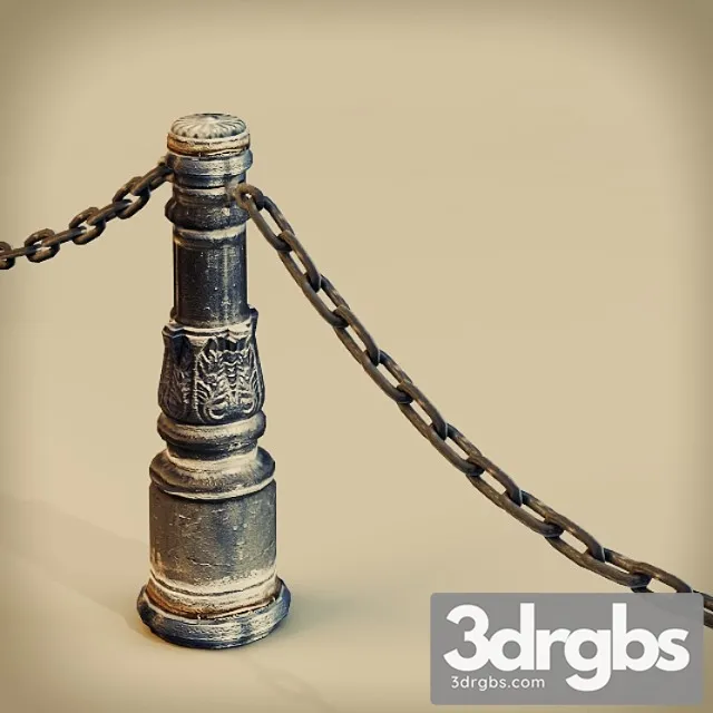 Moscow Fence Post 3D Model Download Moscow Fence Post 3D Model Download