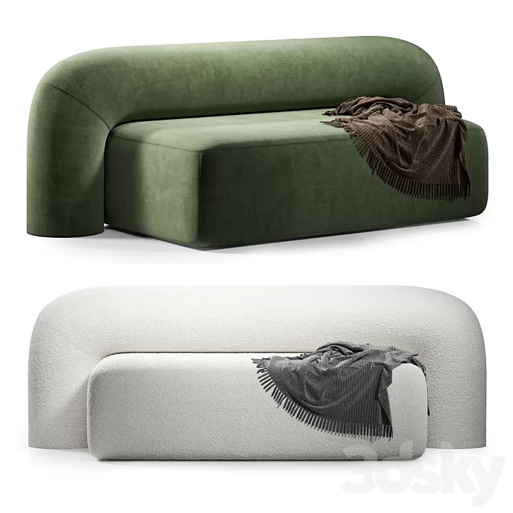 Moss Sofa By Artu 2seater 1800 3D Model Free Download