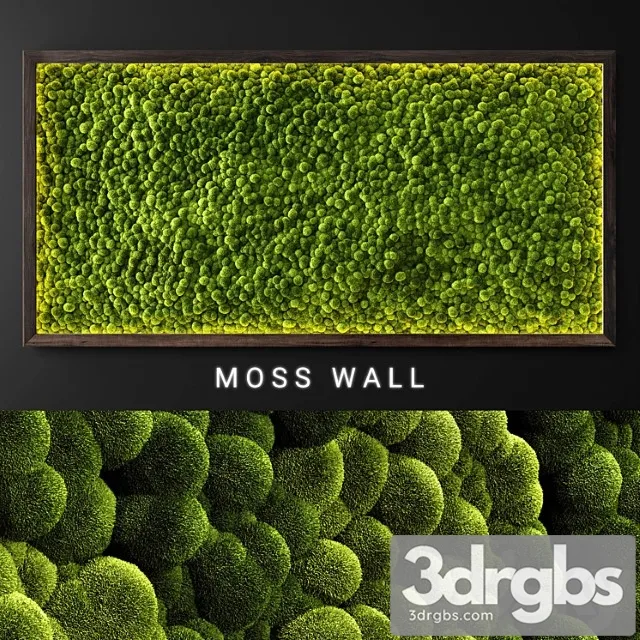 Moss Wall 21 3D Model Download