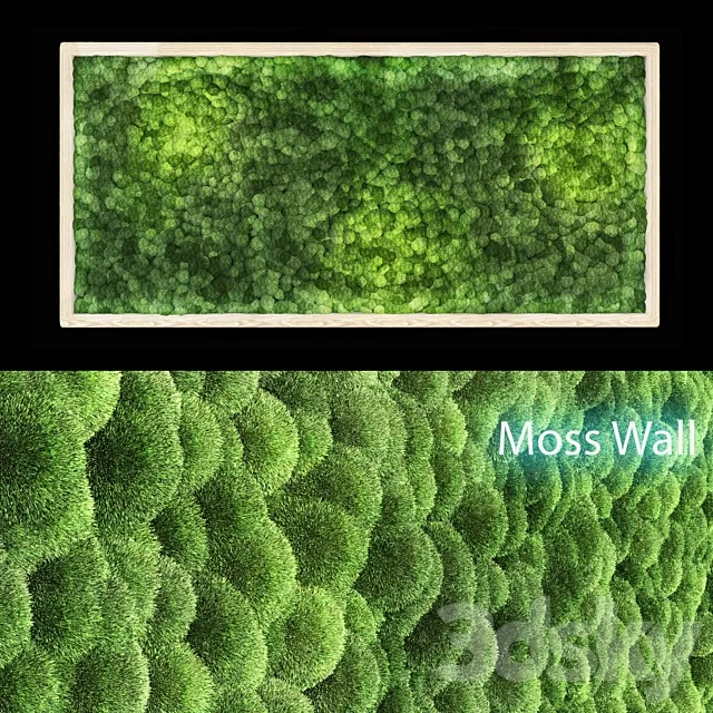 moss wall 3D Model moss wall 3D Model