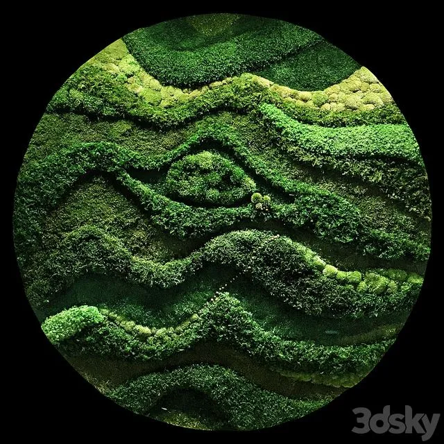 Moss wall 3D Model