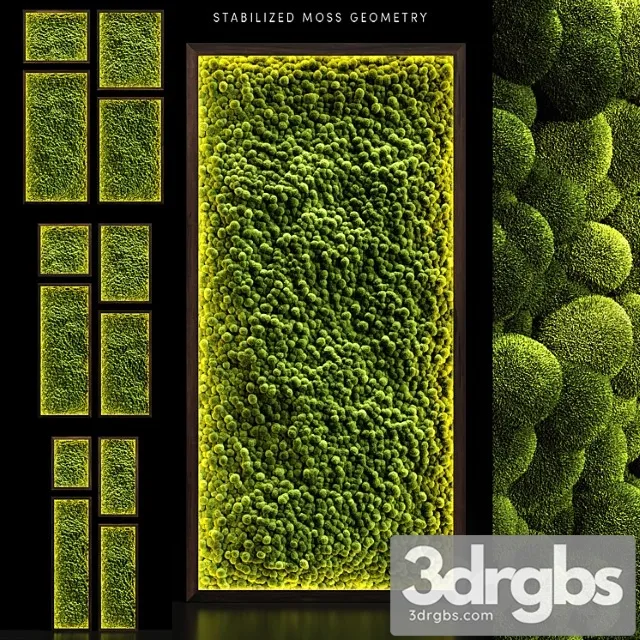Moss Walls 22 3D Model Download