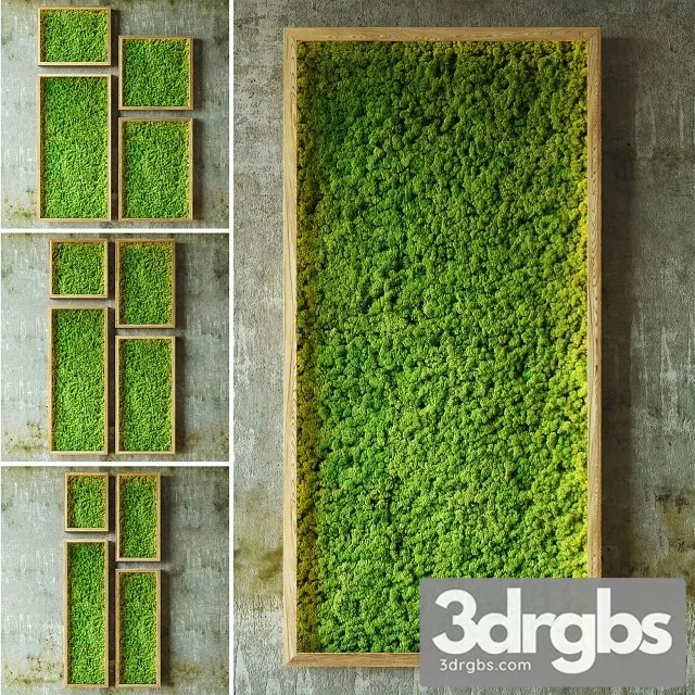 Moss Walls 3D Model Download