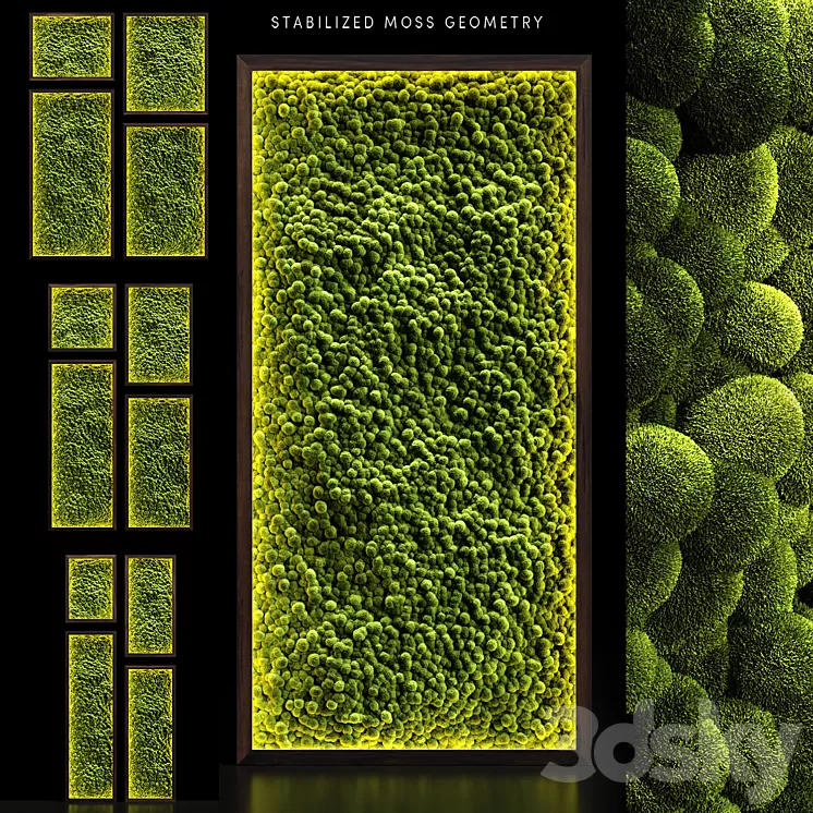 Mosswalls 2 3D Model Mosswalls 2 3D Model