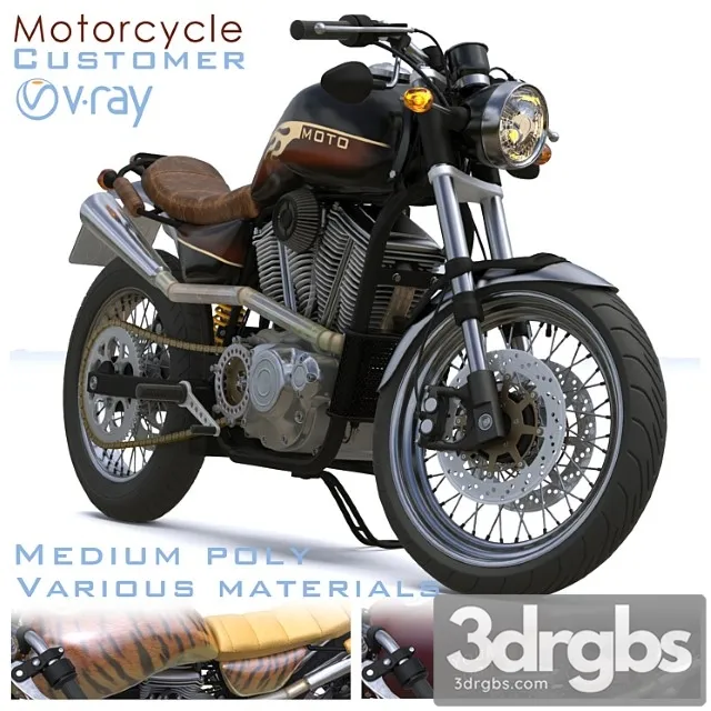 Motorcycle 3D Model Download