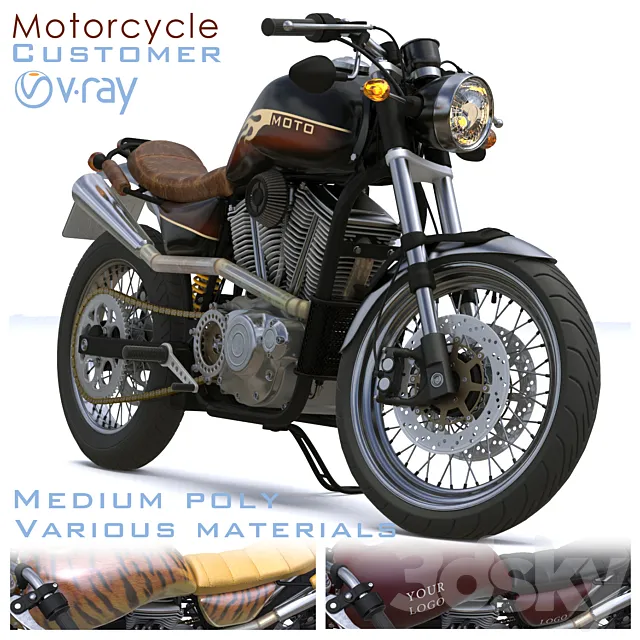 motorcycle 3D Model