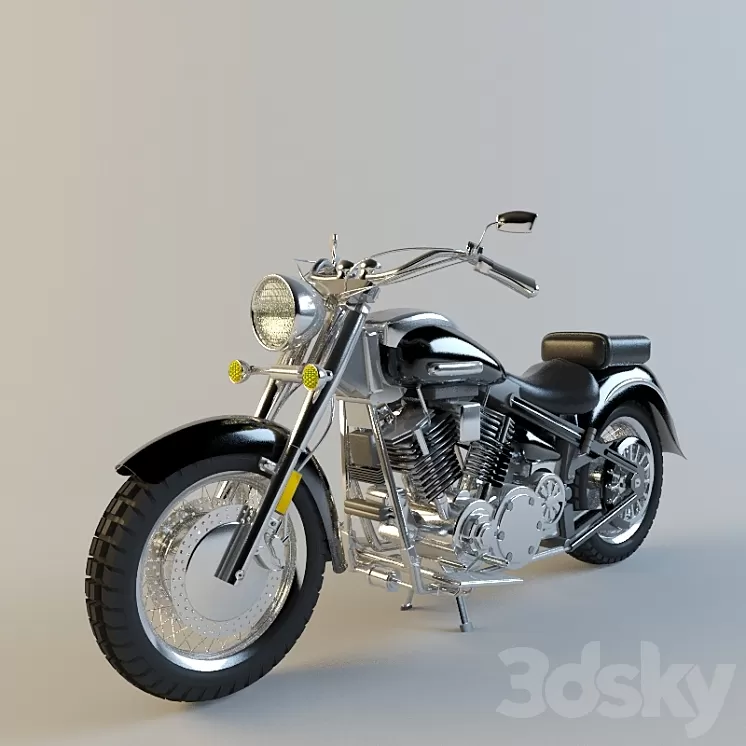 motorcycle yamaha 3D Model