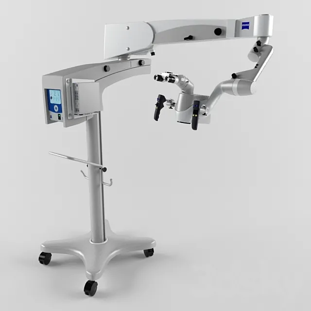 Motorized dental microscope 3D Model