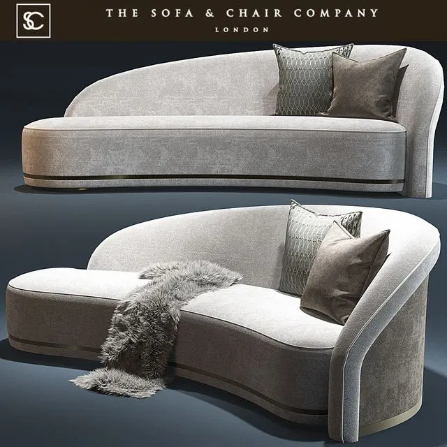 Mouna_Daybed_The sofa and chair company 3D Model Mouna_Daybed_The sofa and chair company 3D Model