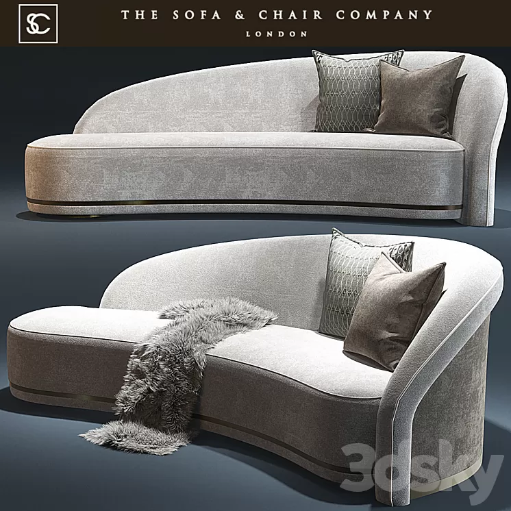 Mouna_Daybed_The sofa and chair company 3D Model