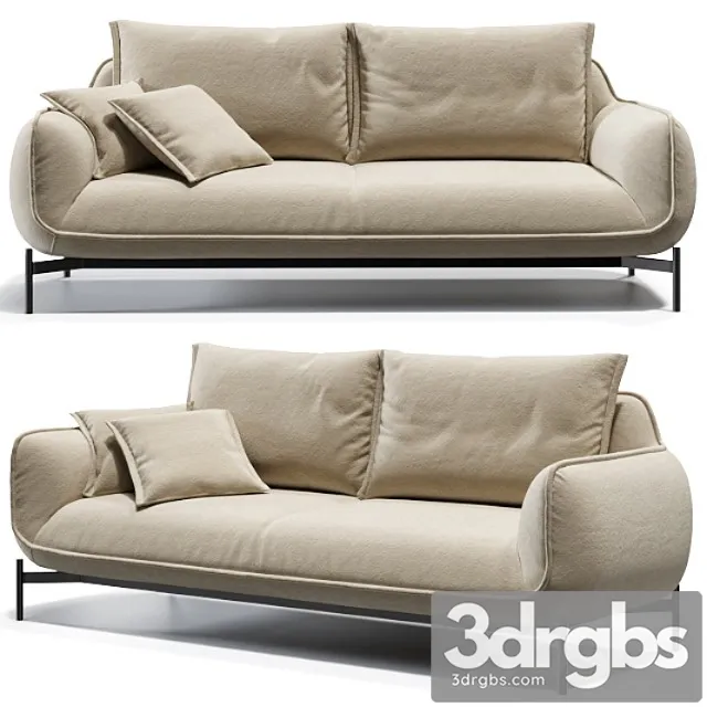 Moya cloud sofa 2 3D Model Download