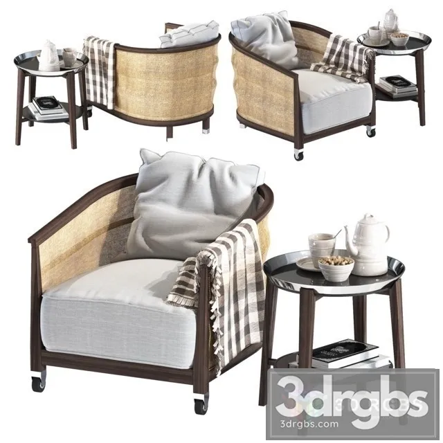 Mozart Armchair 3D Model Download Mozart Armchair 3D Model Download