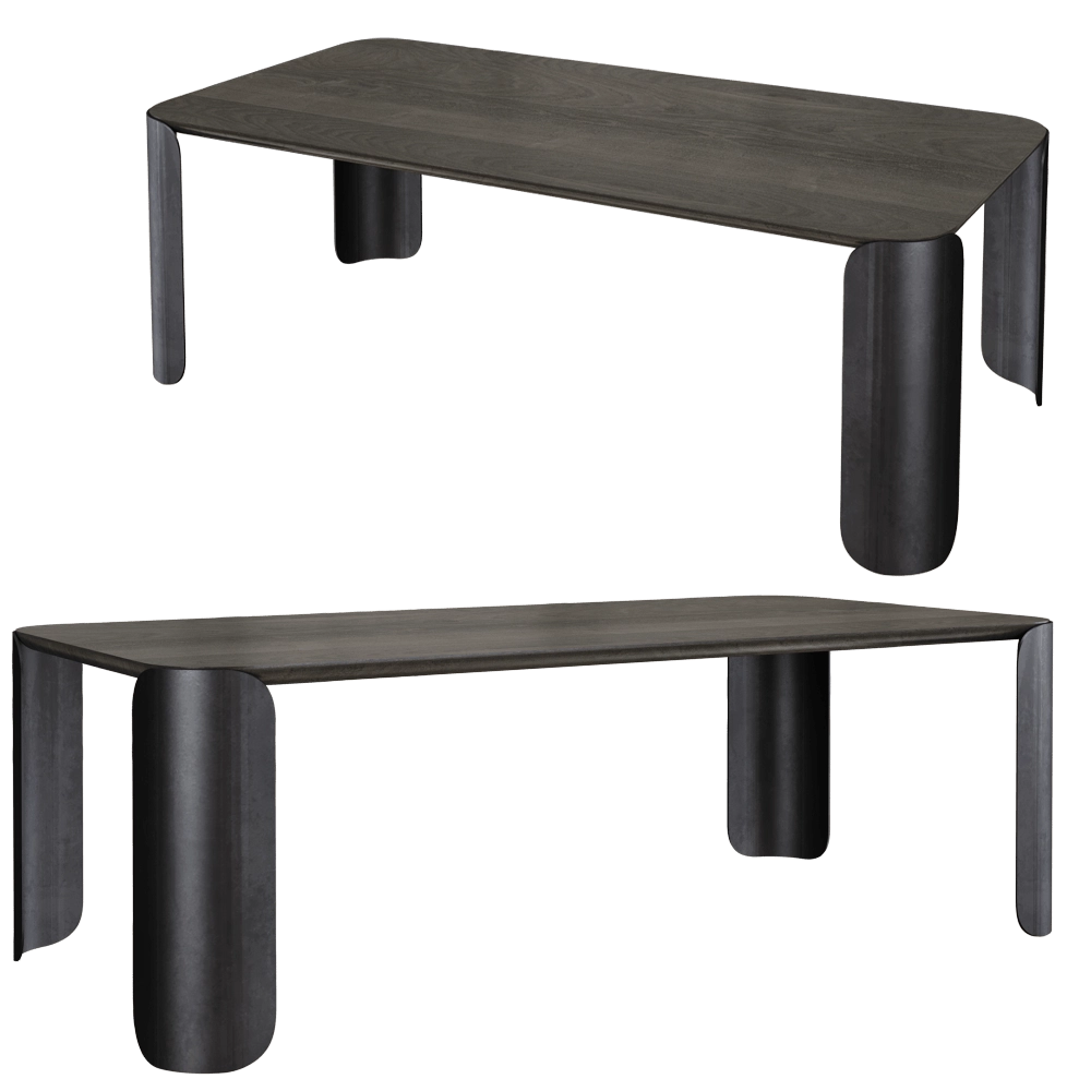 Mozea – Dining table Clypeus 3D Model Mozea – Dining table Clypeus 3D Model