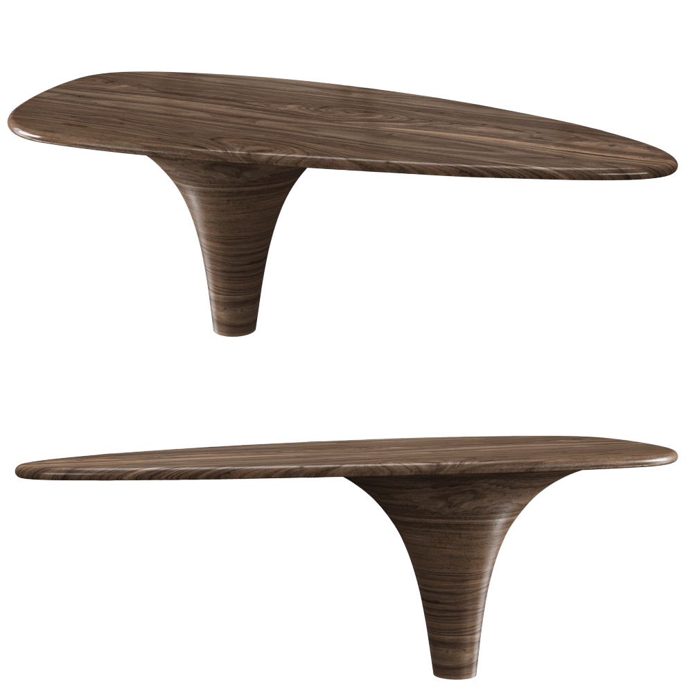 Mozea – Dining Table Flow 3D Model Mozea – Dining Table Flow 3D Model