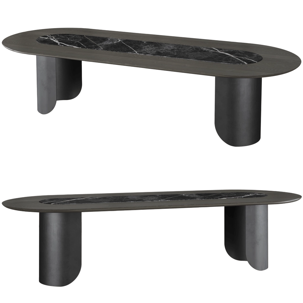 Mozea – Dining table Studio 3D Model Mozea – Dining table Studio 3D Model