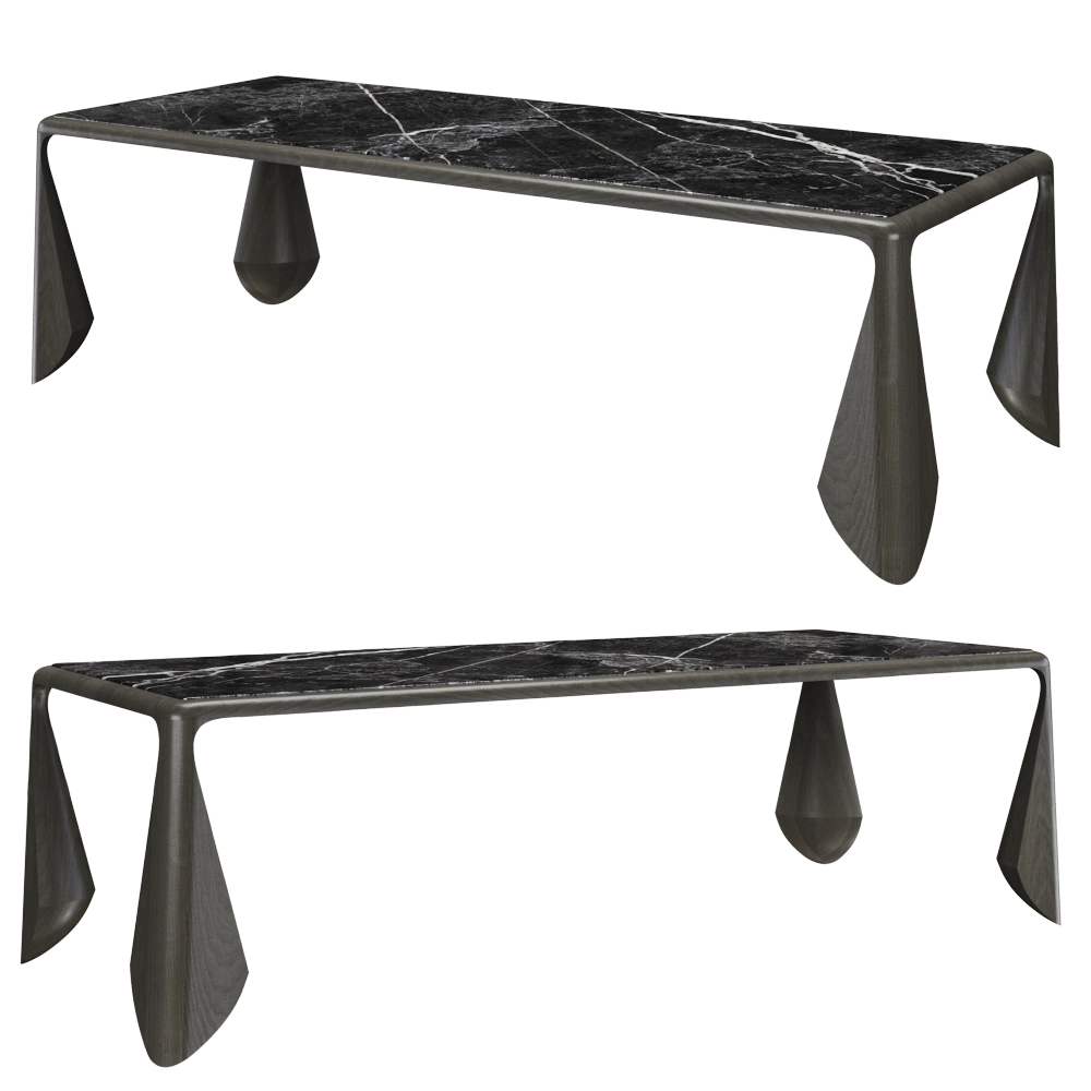 Mozea – Table Mantis Stone Dining 3D Model Mozea – Table Mantis Stone Dining 3D Model