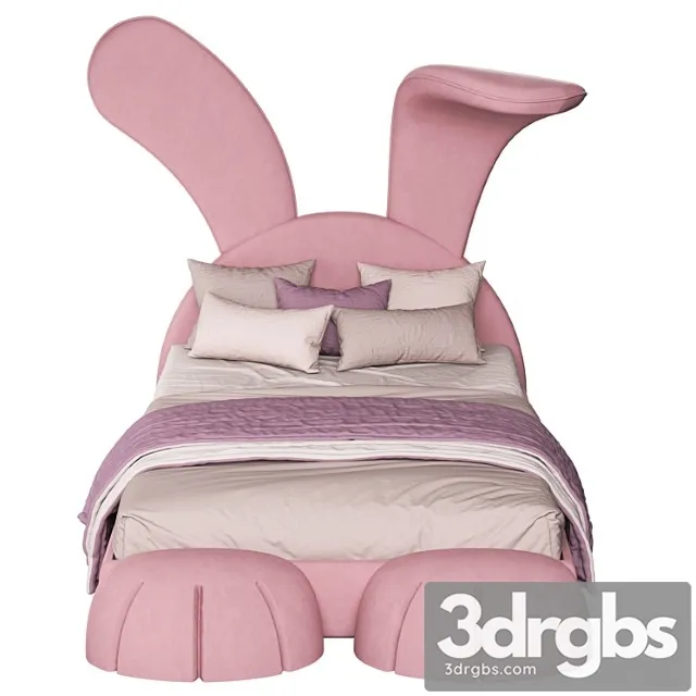 Mr Bunny Bed 3D Model Download