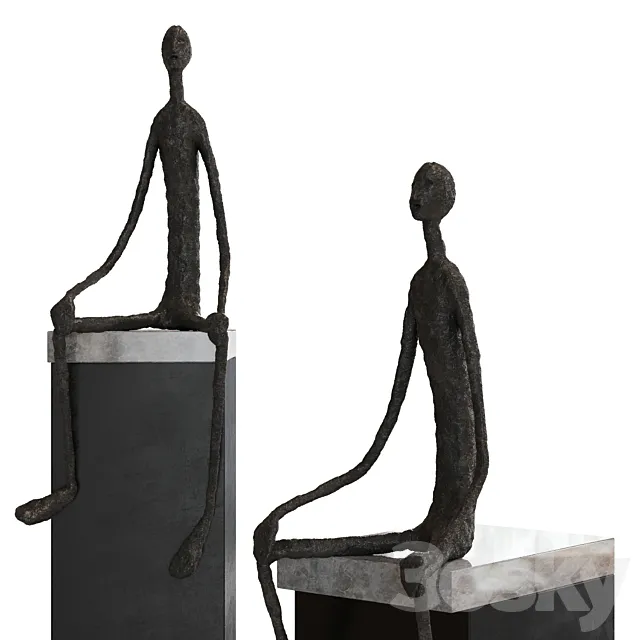 Mr. Jones Statue 3D Model