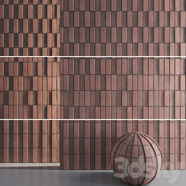 MRF Bricks Set12 3D Model MRF Bricks Set12 3D Model