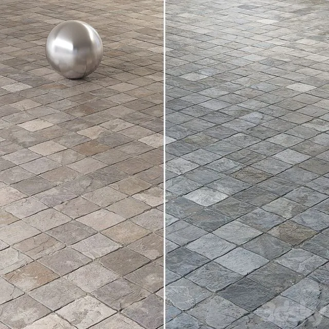 Mrf Pavement Set22 3D Model Mrf Pavement Set22 3D Model