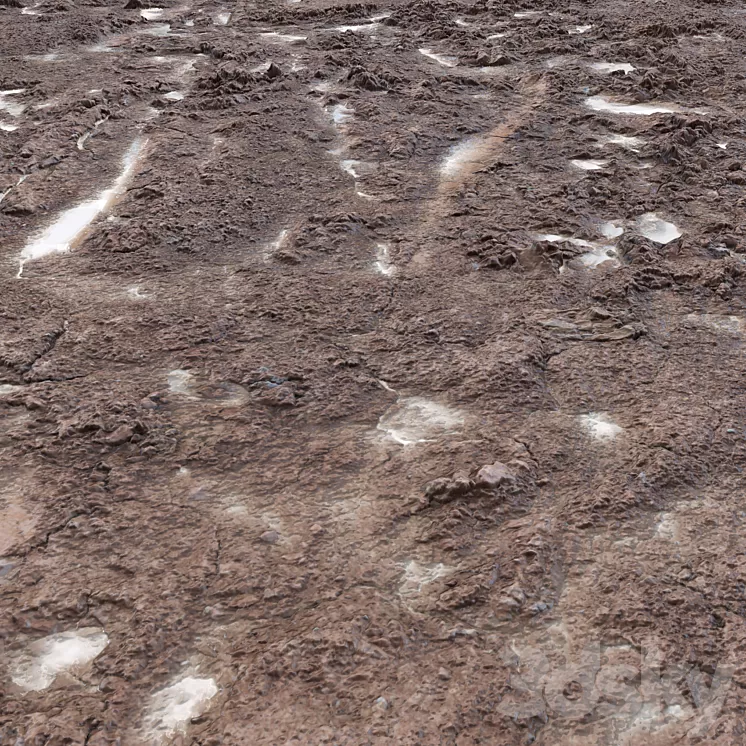 mud material 3D Model