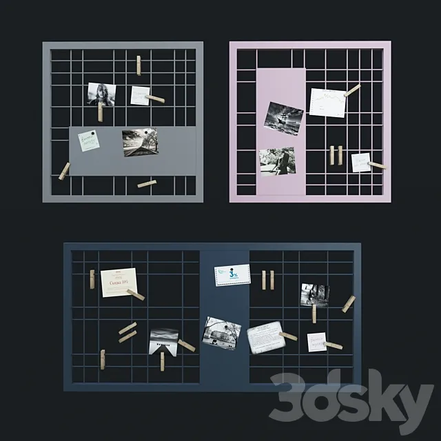 Mudbord Grid 3D Model Mudbord Grid 3D Model