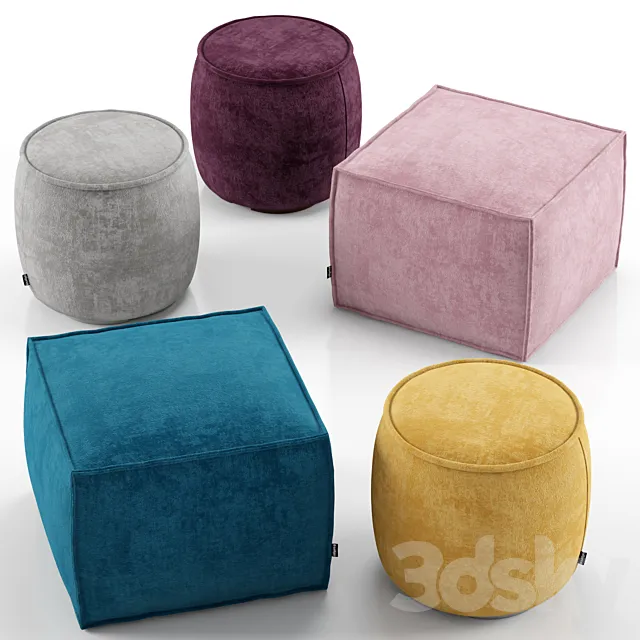 Muffin and Soap ottoman – Calligaris 3DModel Muffin and Soap ottoman – Calligaris 3DModel
