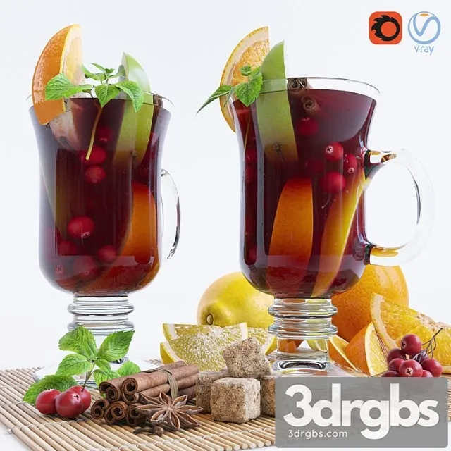 Mulled Wine 3D Model Download