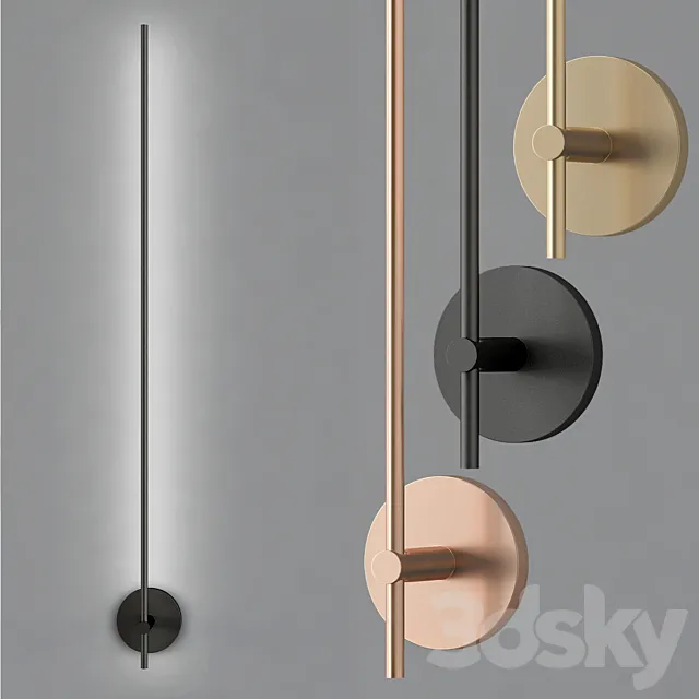 Multi color stick 3D Model Multi color stick 3D Model