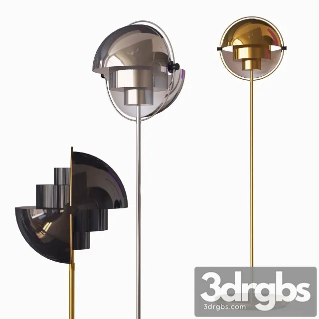 Multi Lite Floor Lamp Gubi 3D Model Download
