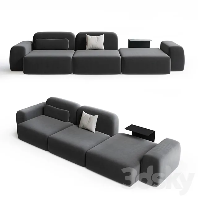 Multi person sofa 3DModel Multi person sofa 3DModel