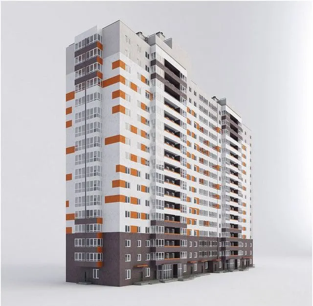 Multi-storey building 3D Model