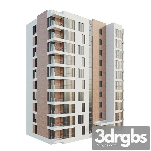 Multi Storey Residential Building 1 3D Model Download Multi Storey Residential Building 1 3D Model Download