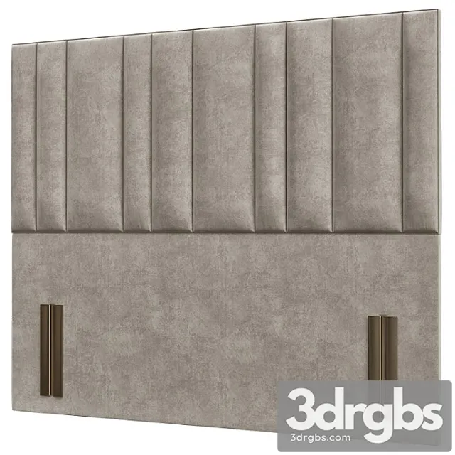 Multi-tubes upholstered headboard 3D Model Download