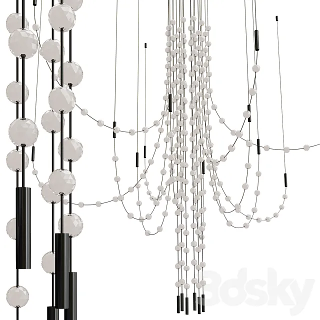 MULTIDOT By Martinelli Luce 3D Model MULTIDOT By Martinelli Luce 3D Model