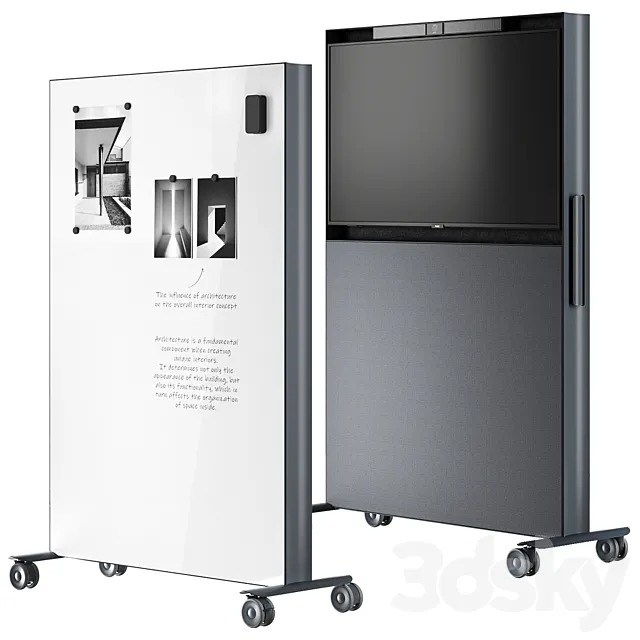 Multifunctional board Abstracta Agile 3D Model