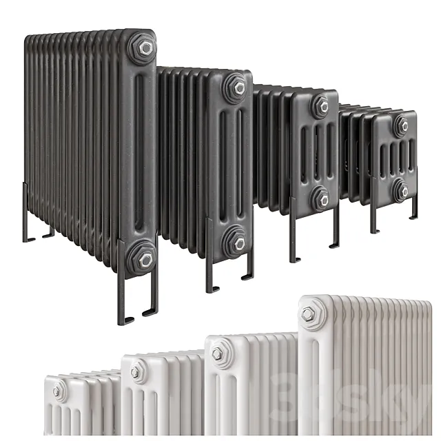 Multisec Column Radiator 3D Model