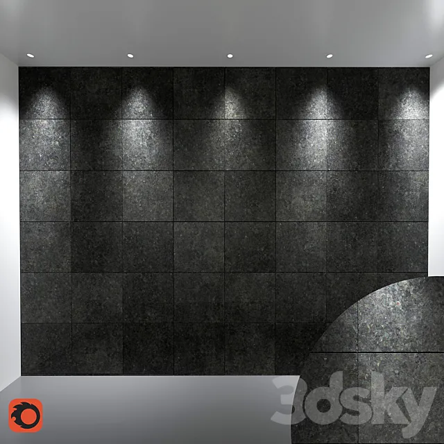 Multitexture granite (20 dice) + material for Floorgenerator 3D Model