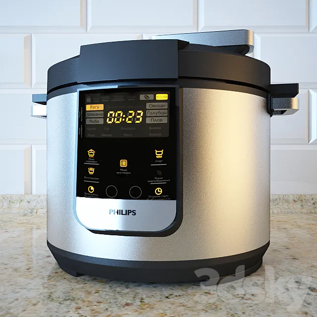 Multivarka Philips hd 2178 3D Model