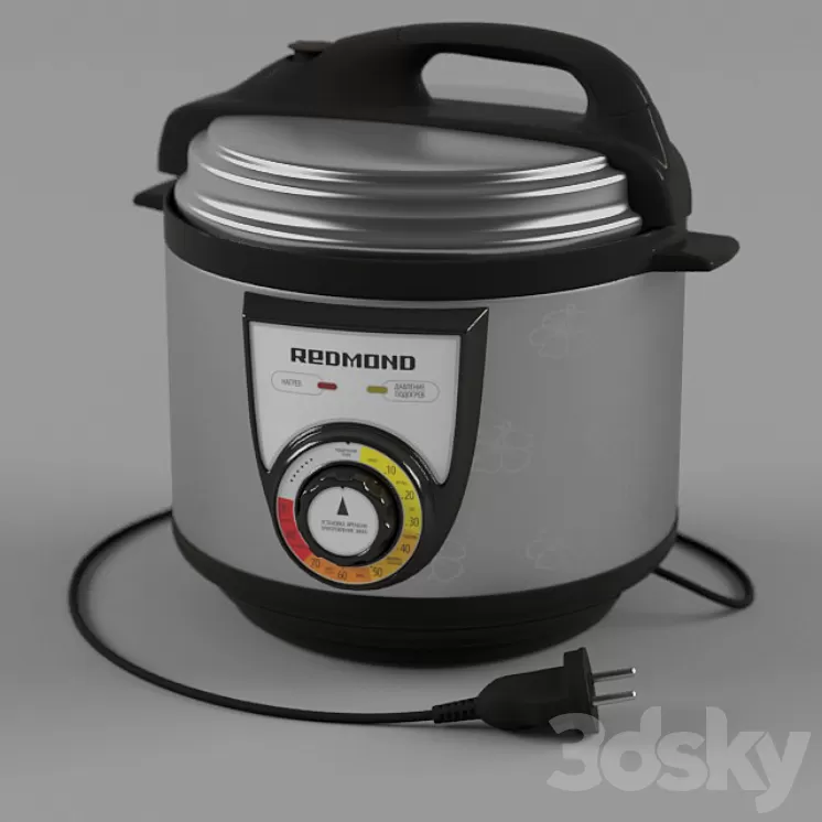 Multivarka Redmond RMC 4507 3D Model Multivarka Redmond RMC 4507 3D Model