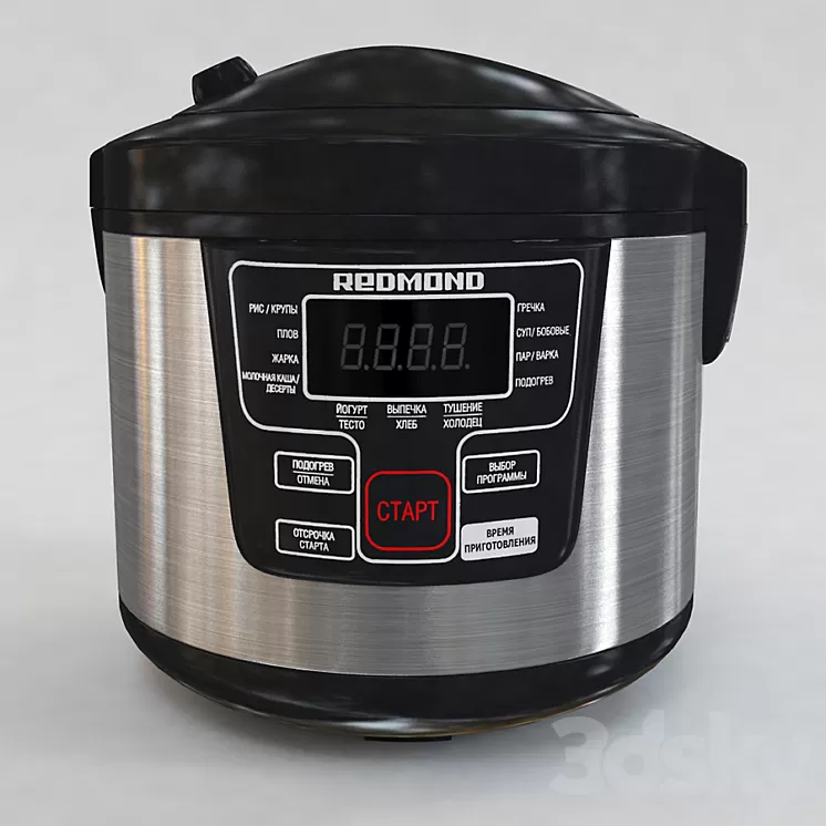 Multivarka Redmond RMC-M10 3D Model Multivarka Redmond RMC-M10 3D Model