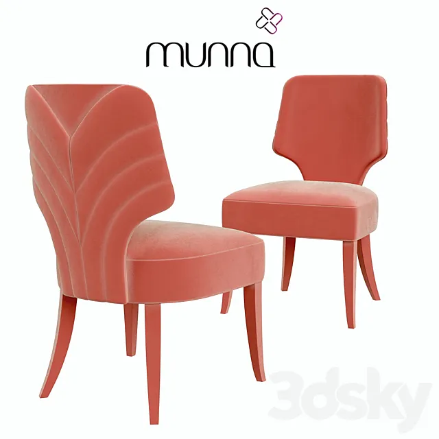 Munna Melody Chair 3D Model