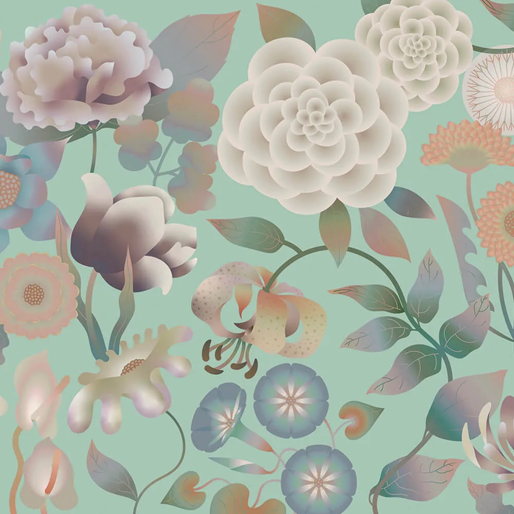 Murals – Wallpaper FLORAL DREAMS 3D Model
