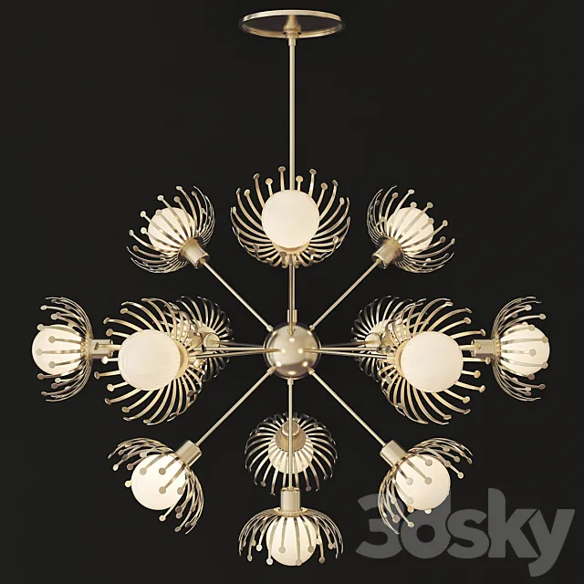 Murphy Chandelier by Arteriors 3D Model