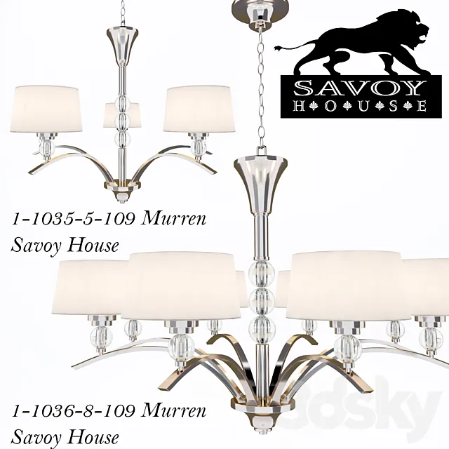 Murren Savoy House Chandeliers 3DModel Murren Savoy House Chandeliers 3DModel