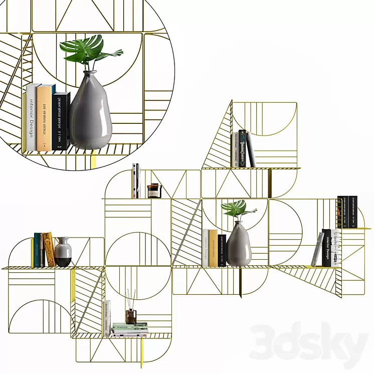 Musa Mogg Shelf 2 3D Model Musa Mogg Shelf 2 3D Model