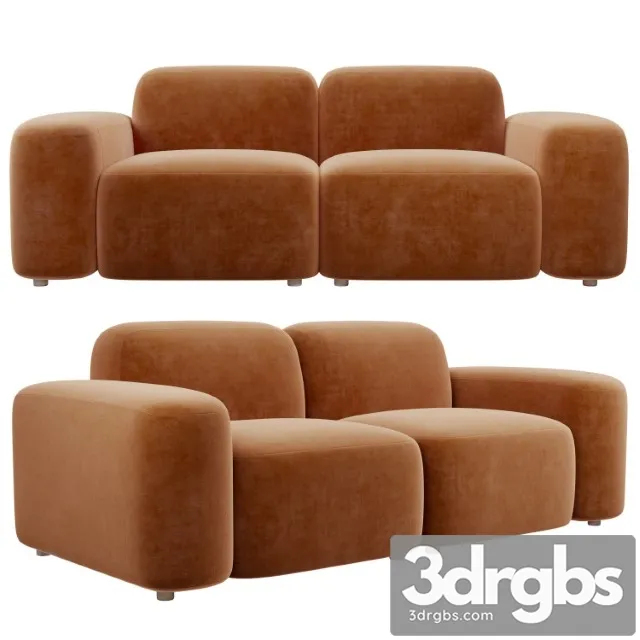 Muse Modular Sofa 3D Model Download