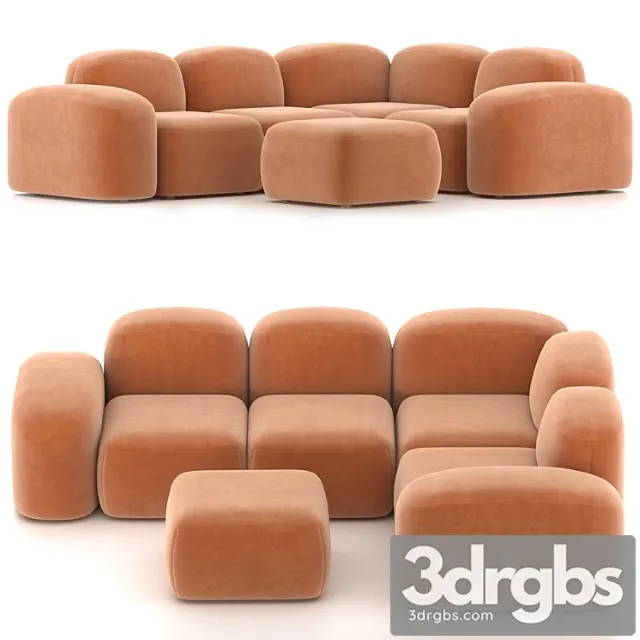 Muse sofa four piece modular Muse sofa four piece modular