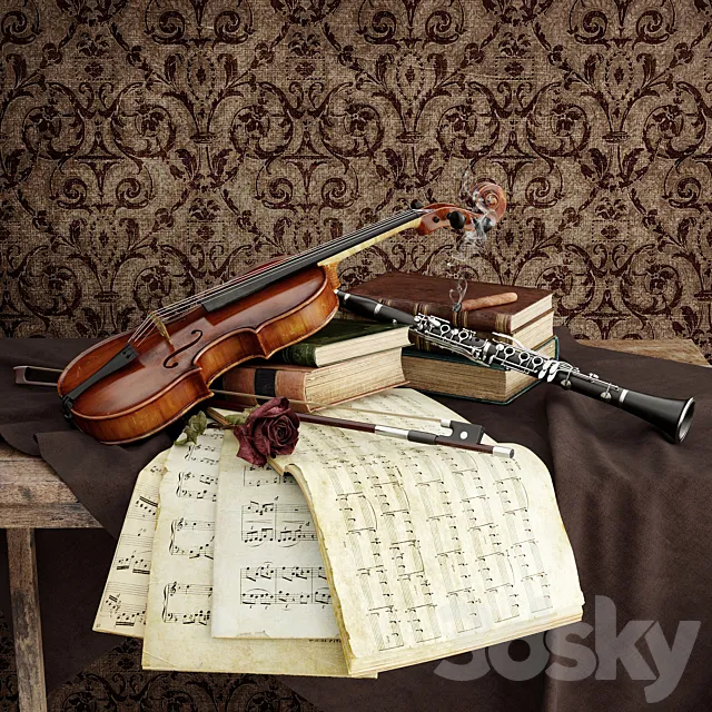 Musical Instruments 3D Model