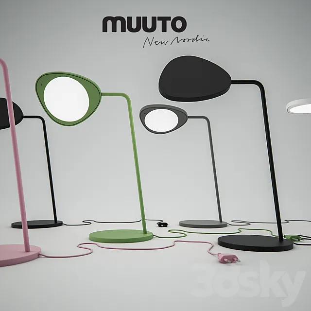 Muuto _ Leaf Lamp table 3DModel